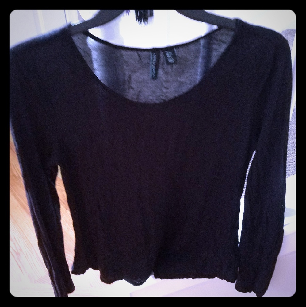 Long sleeve black shirt